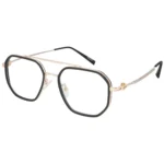 Lightweight eyeglass full black classy style eyeglass for both men and women. Bazeti-TJ823 Main View