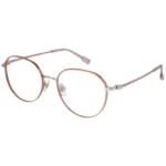 Lightweight titanium rose gold classy style eyeglass for women. Bazeti-HK2001