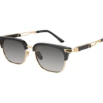 Stylish black and gold sunglasses of Baccor BR7651.