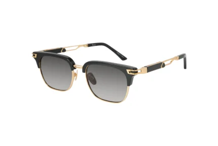 Stylish black and gold sunglasses of Baccor BR7651.