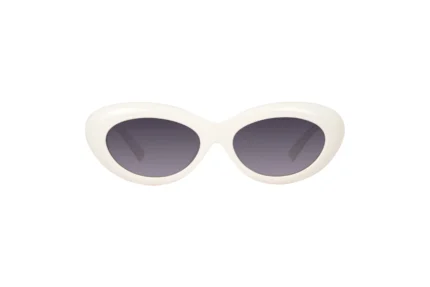 Ultra Chic Sunglass White S26201 Bazeti Front View