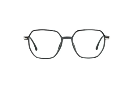 Bazeti LK304 Front View of the Metal Framed Eyeglass.