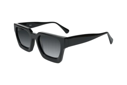 Rectangle Sunglasses UAE AT7010. Bazeti's Black color sunglass Main View.