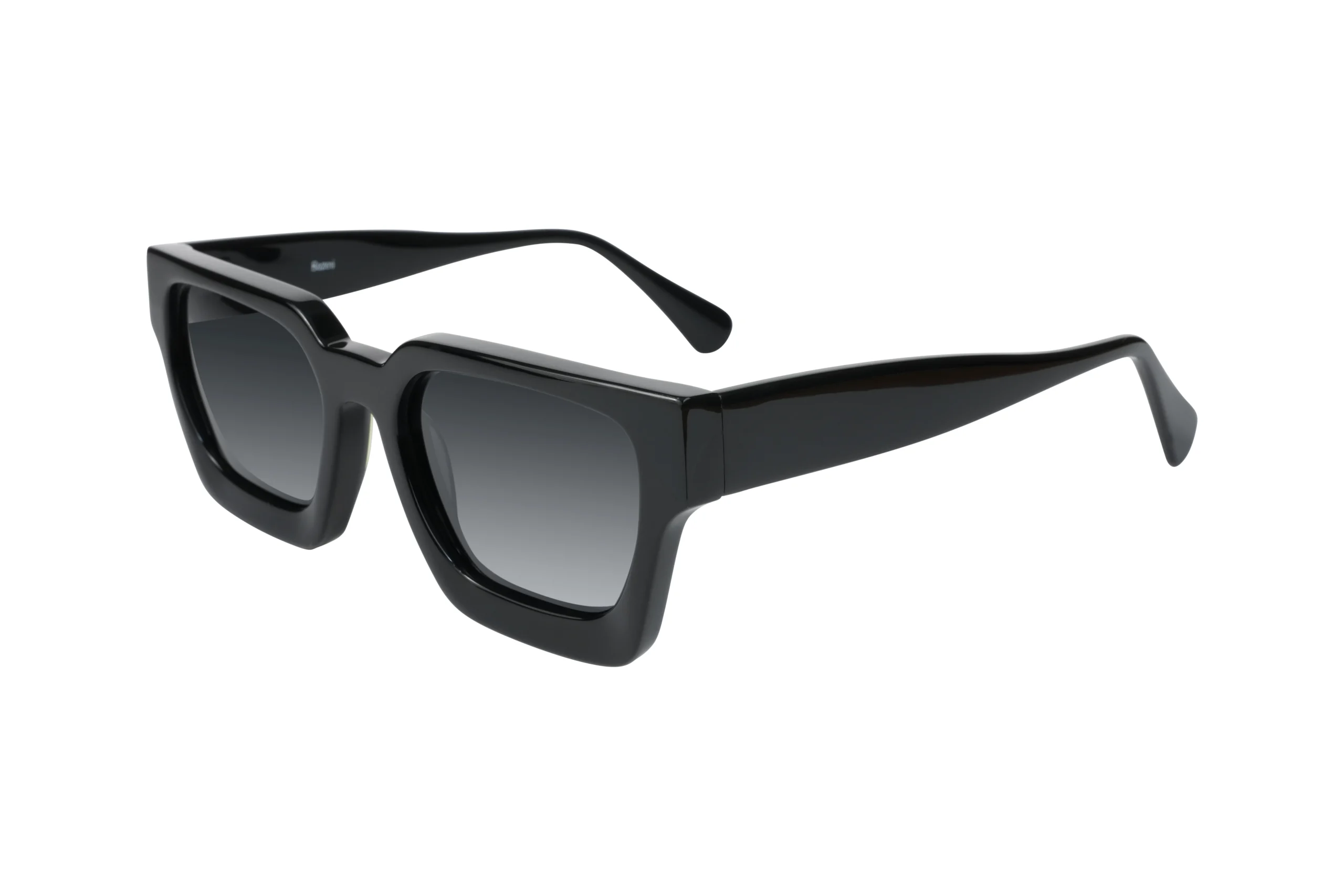 bazeti-AT7010-C1-Main Rectangle Sunglasses UAE AT7010. Bazeti's Black color sunglass Main View.
