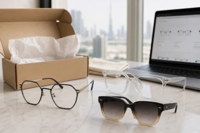 Online glasses order with Bespecta frames UAE